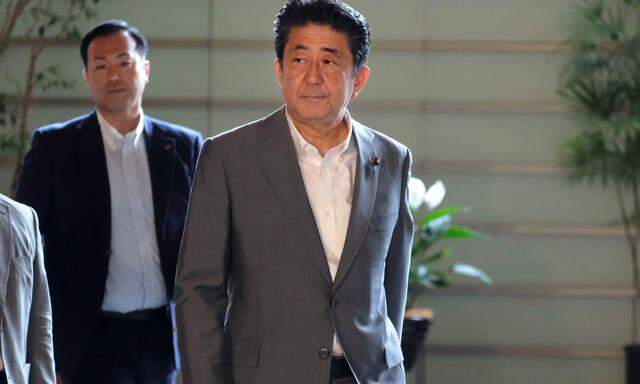 Shinzo Abe.