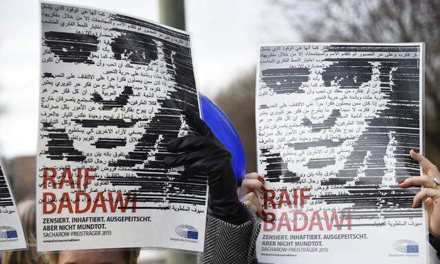 Proteste für die Freilassung von Raif Badawi