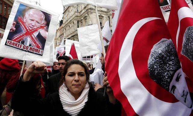 TURKEY US DIPLOMACY PROTEST