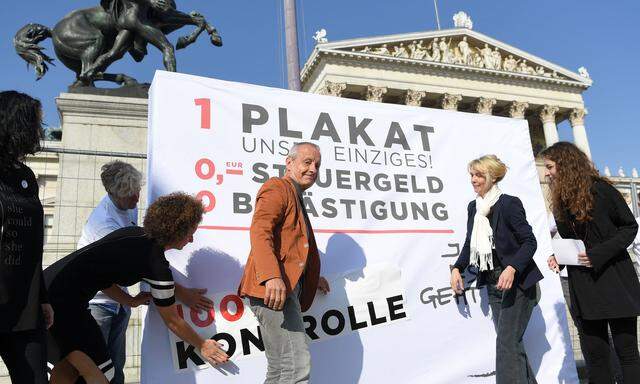 Peter Pilz - ein Bild aus Zeiten des Nationalratswahlkampfes