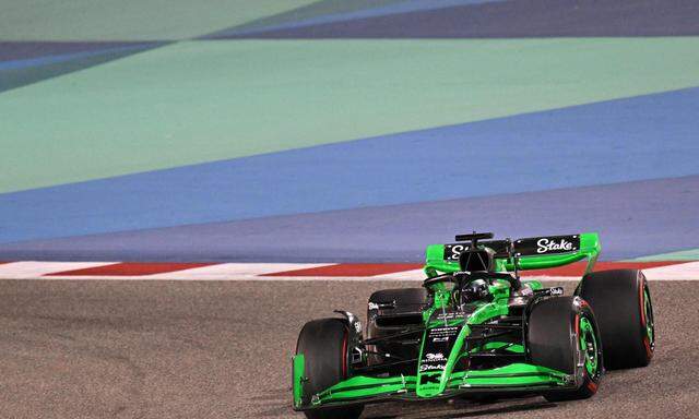Kick Sauber‘: Valtteri Bottas sucht seinen Weg in Bahrain.