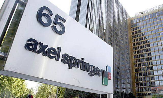 ** FILE ** This May 2, 2007 file photo shows an exterior view of the Axel Springer publishing house i