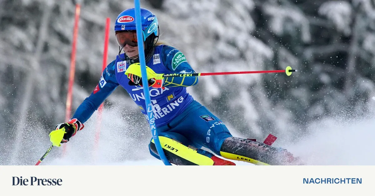 Shiffrin im Semmering-Slalom voran – DiePresse.com