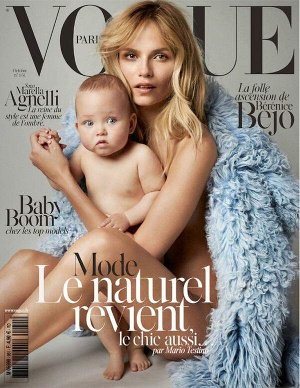 Früh übt sich, wer ein Model werden will. Das dachte sich wohl auch Natasha Poly, die für "Vogue" ihre Tochter vor die Linse holte.