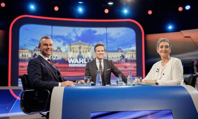 NR-WAHL: ORF-TV-DUELL DER SPITZENKANDIDATEN FP�-GR�NE