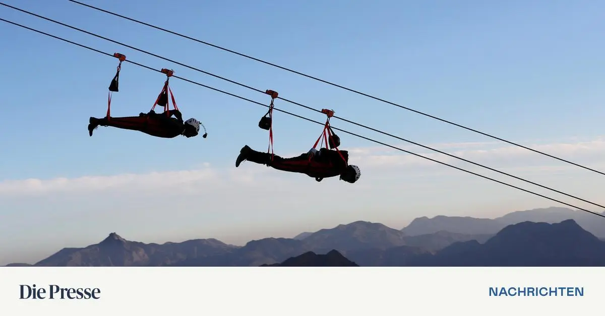 Schneller, höher, weiter Die ZiplineRekorde Europas