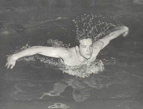 ... er war in den 1950er Jahren mehrfach italienischer Schwimmmeister und nahm sogar an den Olympischen Spielen teil.