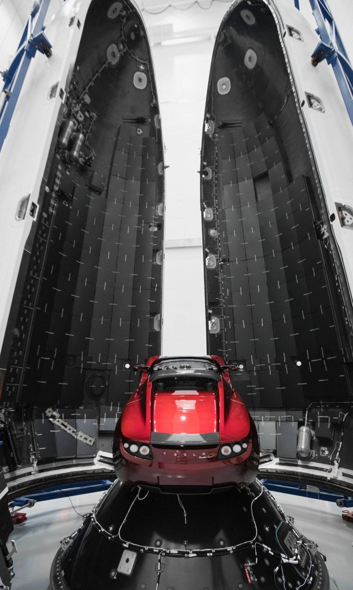 February 6 2018 Cape Canaveral Florida SpaceX s Falcon heavy rocket is set to launch carrying