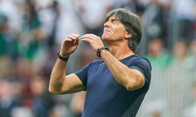 Germany Mexico Soccer Moscow June 17 2018 DFB headcoach Joachim Jogi LOEW LOeW sad disappoint