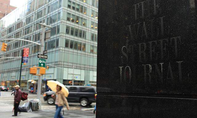 Archivbild: Das Hauptquartier des Wall Street Journal in New York