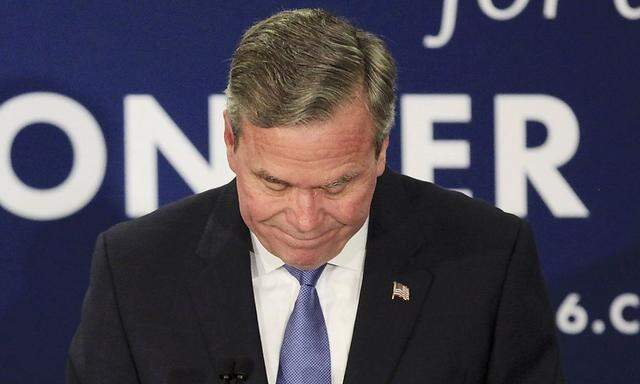 Bei diesem Gesichtsausdruck braucht es keine Worte mehr: Jeb Bush gibt auf