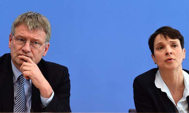 Jörg Meuthen und Frauke Petry.