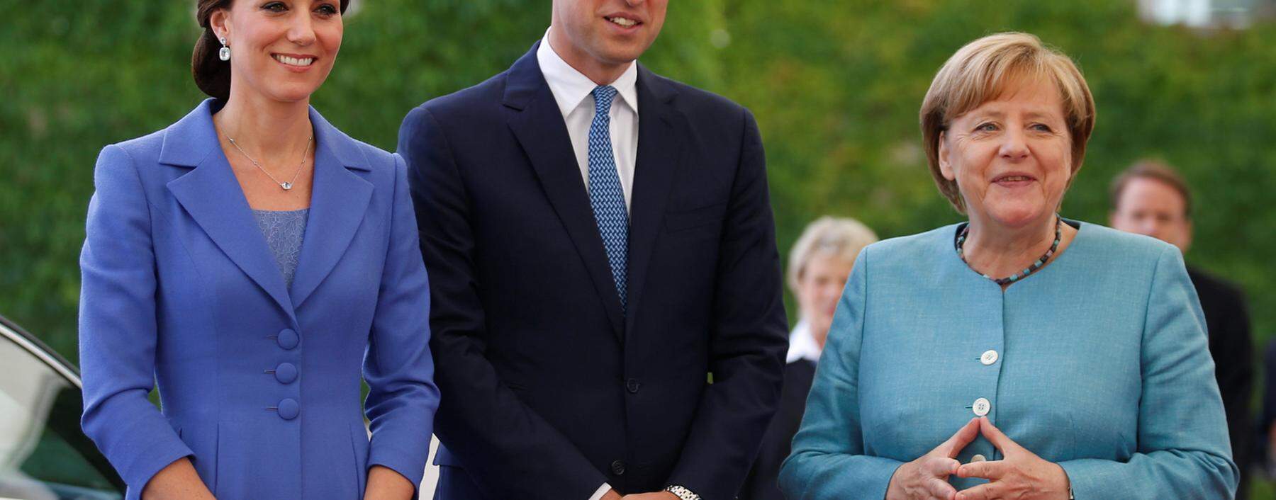 Prince William and his wife Catherine visit Germany