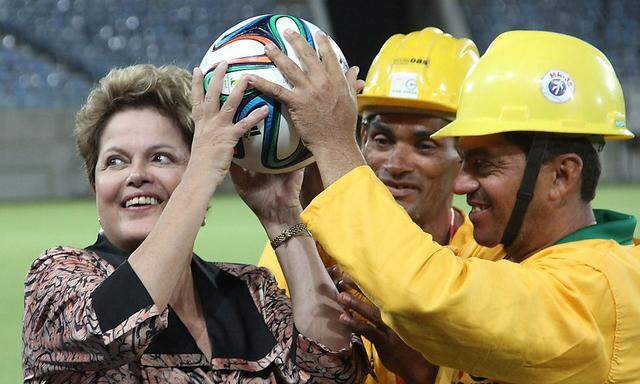 Umstritten: Die Fußball-WM in Brasilien
