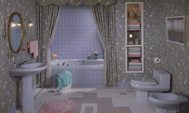 1980s Bathroom Interior