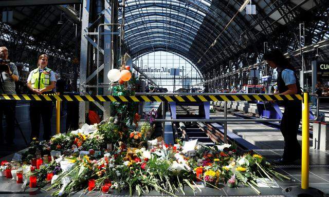 Der Tatort am Frankfurter Hauptbahnhof