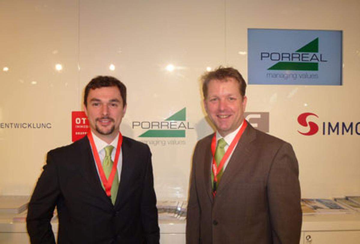 Martin Voigt und Patrick Schiel vertreten die neu gegründete Porreal Immobilien Management GmbH.