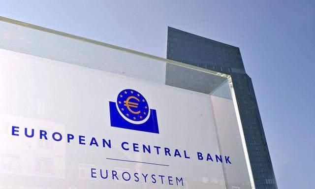 Europäische Zentralbank in Frankfurt am Main. 