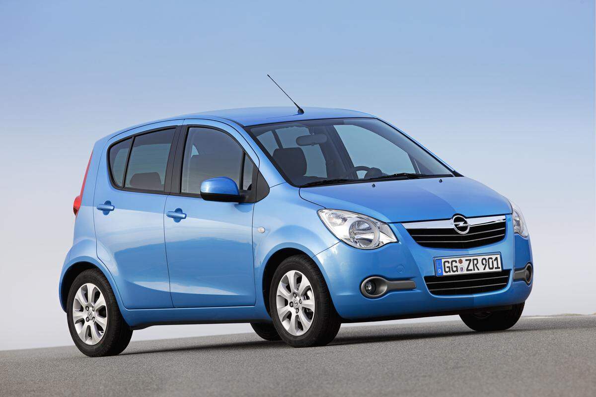 Drittbester ist hier der Opel Agila. 21,47 Prozent der überprüften Autos hatten Mängel.