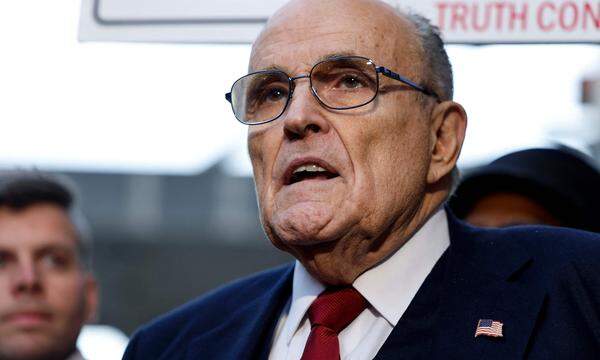 Rudy Giuliani hat Konkurs angemeldet.