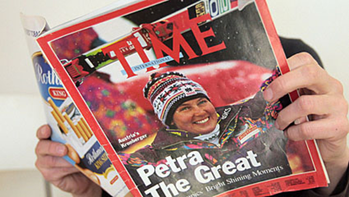 1992 gewann die unglaublich vielseitige Athletin - Kronberger war die erste, die Weltcup-Siege in allen fünf Disziplinen feierte - in Albertville den Slalom und die Kombination. Die Salzburgerin landete dafür sogar auf dem "Time"-Cover.  2 x Gold