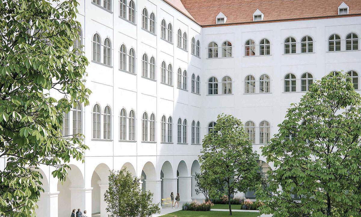 Der Innenhof in der Wiener Postgasse 7-9 wird revitalisiert und für Wissenschaft und Öffentlichkeit erschlossen.  