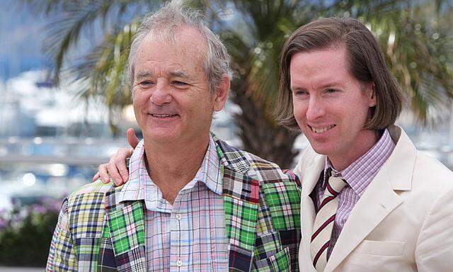 Bill Murray und Wes Anderrson Filmfestival Cannes 2012