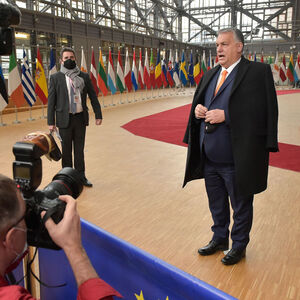 „Wir kämpfen heute für den Hausverstand“: Ungarns Ministerpräsident, Viktor Orbán, bei seinem Eintreffen im Europäischen Rat in Brüssel am Donnerstag.