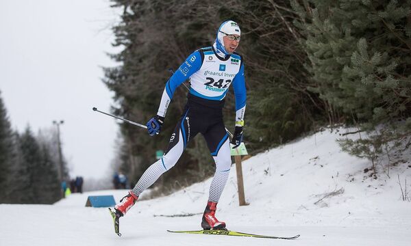 TALLINN 13 01 2018 Estonian championship Men s 15km freestyle In the picture Algo K�rp tl Foto