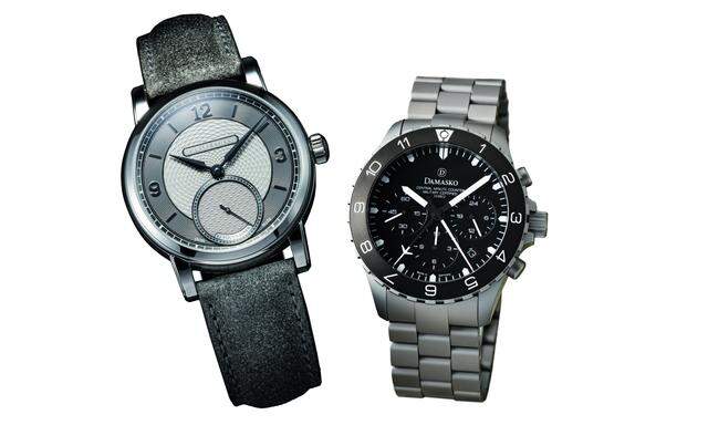 Schwarz Etienne und Damasko, zwei Marken, die bis dato nicht im österreichischen Uhrenhandel erhältlich waren. Zu sehen sind sie jetzt bei der „Die Presse“-SCHAU in Wien.