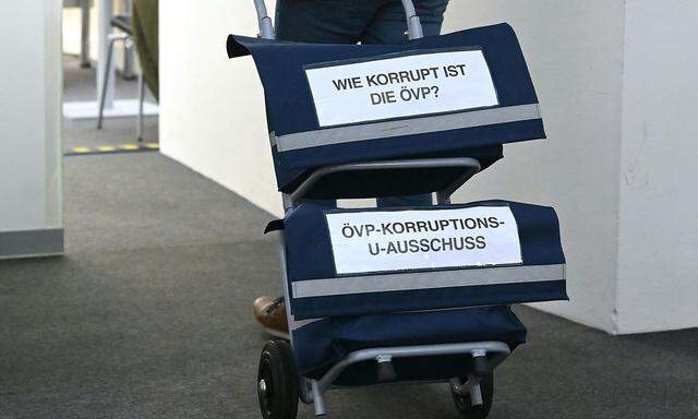 OeVP-KORRUPTIONS-U-AUSSCHUSS: AKTENWAGEN