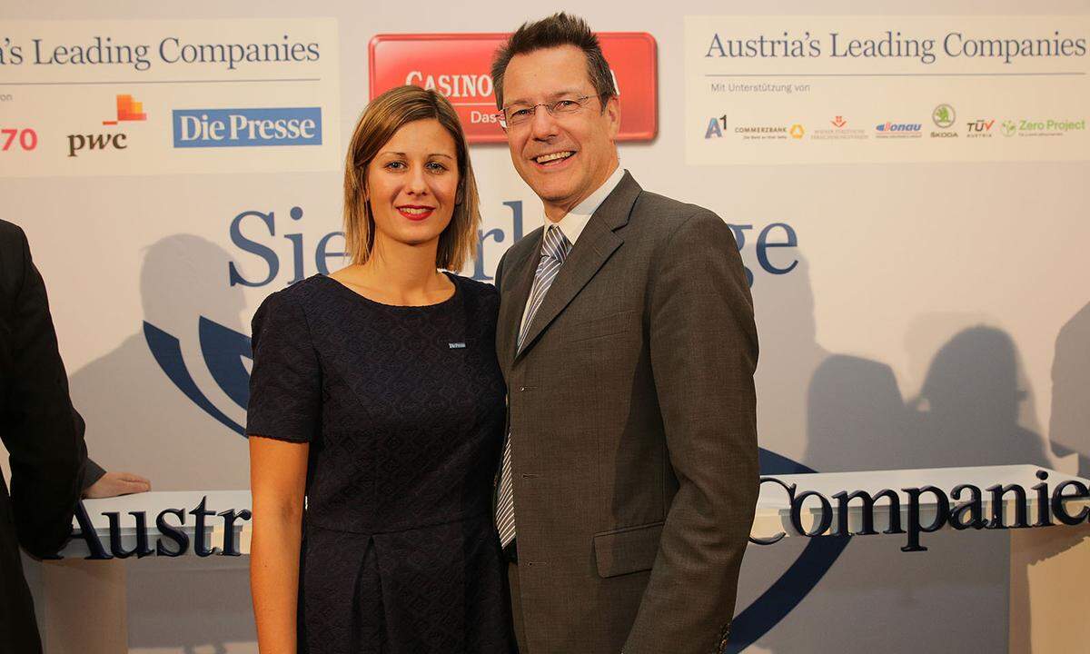 Sarah Schulhof (Eventmarketing) und Hans Pleininger (Redaktion) vom „Presse“-ALC-Organisationsteam.