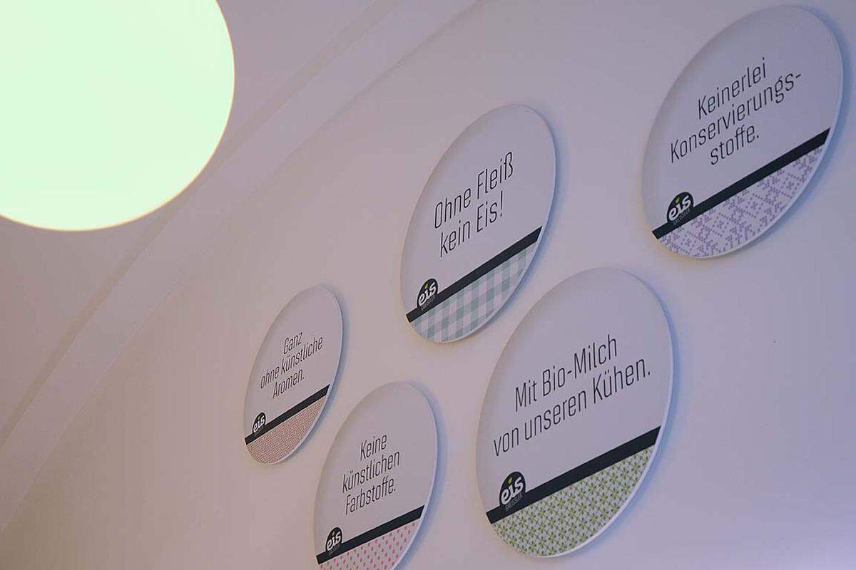 Motto und Philosophie findet man im Interiordesign wieder.