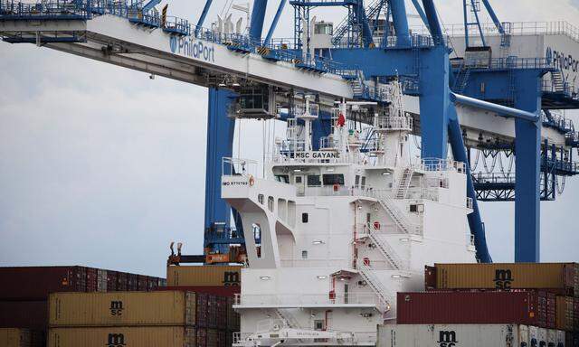 Die Drogenfracht war in sieben Containern des Schiffs "MSC Gayane" versteckt, das nach Europa fahren sollte