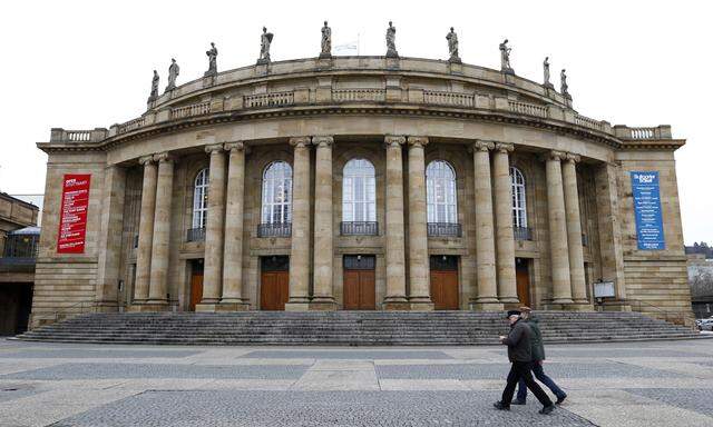 General view of opera house in Stuttgart