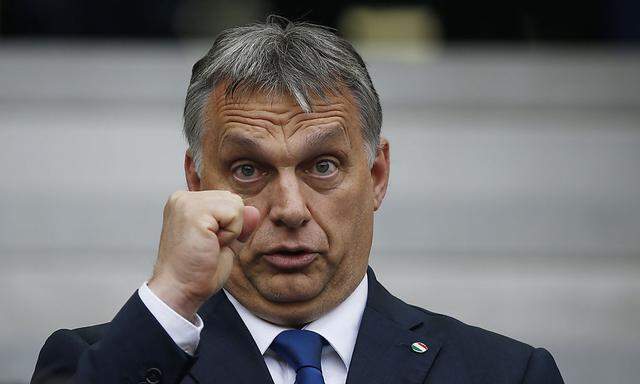 Ungarns Premier Orbán, hier beim EM-Spiel Ungarn gegen Österreich