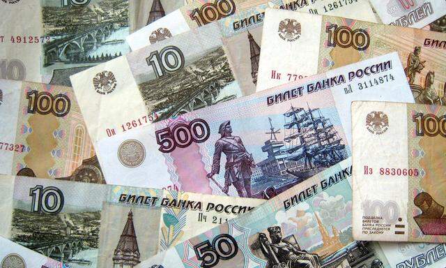Russische Rubel