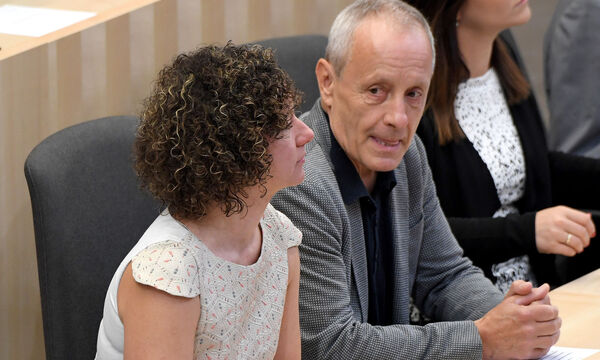 Martha Bißmann und Parteigründer Peter Pilz.