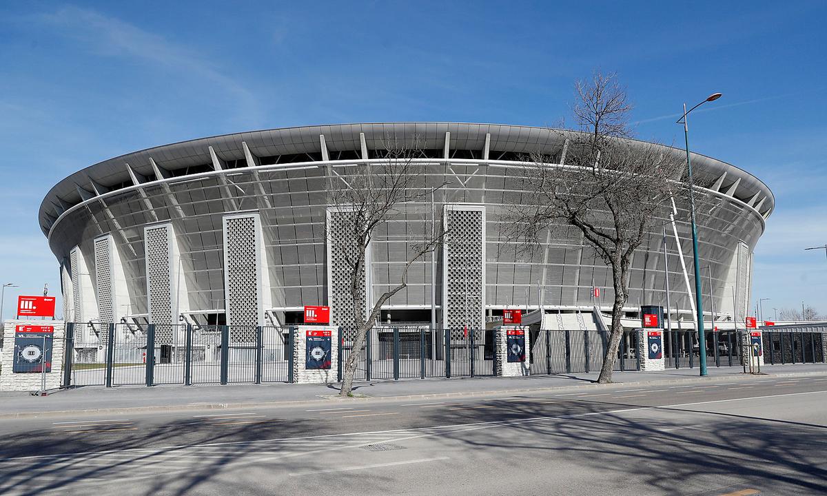 Die neue Puskás Aréna in Budapest.