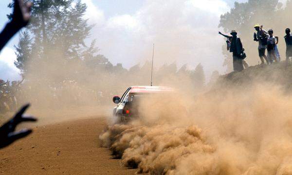 Rallyeweltmeisterschaft, das bedeutete auch Läufe an der Elfenbeinküste, in Kenia, in Brasilien.