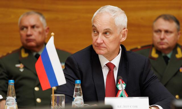 Der russische Verteidigungsminister Andrej Beloussow.