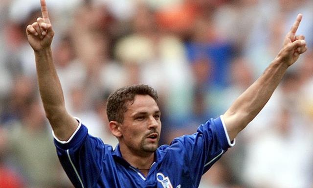 Im Dress von Italien sorgte Roberto Baggio einst für Furore.