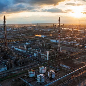 Ölraffinerie in Wolgograd