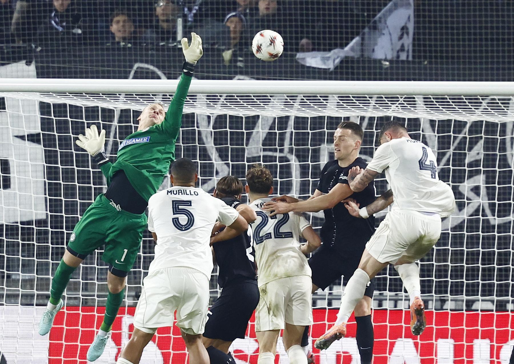 Sturm Graz pripravljen na tekmo Evropske lige proti Nottingham Forest