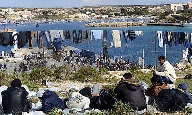 Lampedusa Migranten