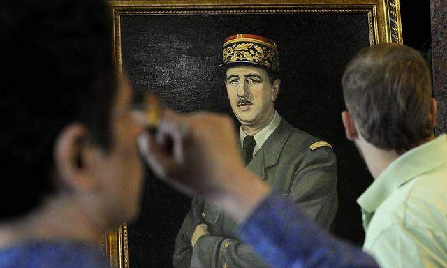 Porträt von Charles de Gaulle