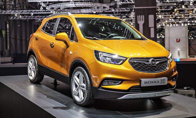 Facelifted Opel Mokka X was presented during the 86th International Motor Show in Geneva on Wednesd