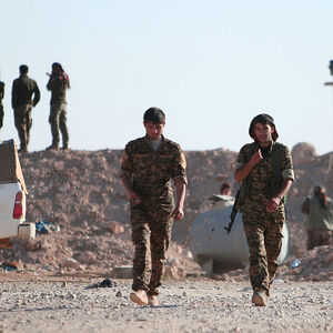 Kämpfer der Selbstverwaltung in Nordsyrien.