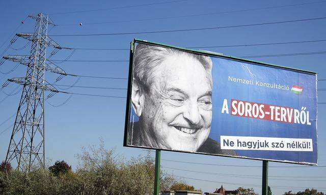 US-Milliardär George Soros war nicht nur in Ungarn Thema in der Politik.