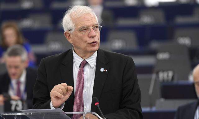Josep Borrell will eine militärische Lösung nicht ausschließen.